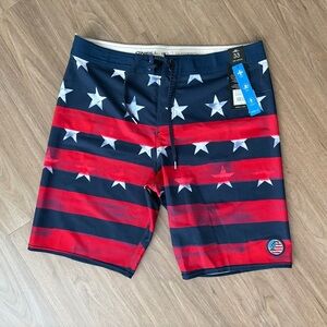 *NWT* O’Neill Hyperfreak Star Spangled Board Shorts